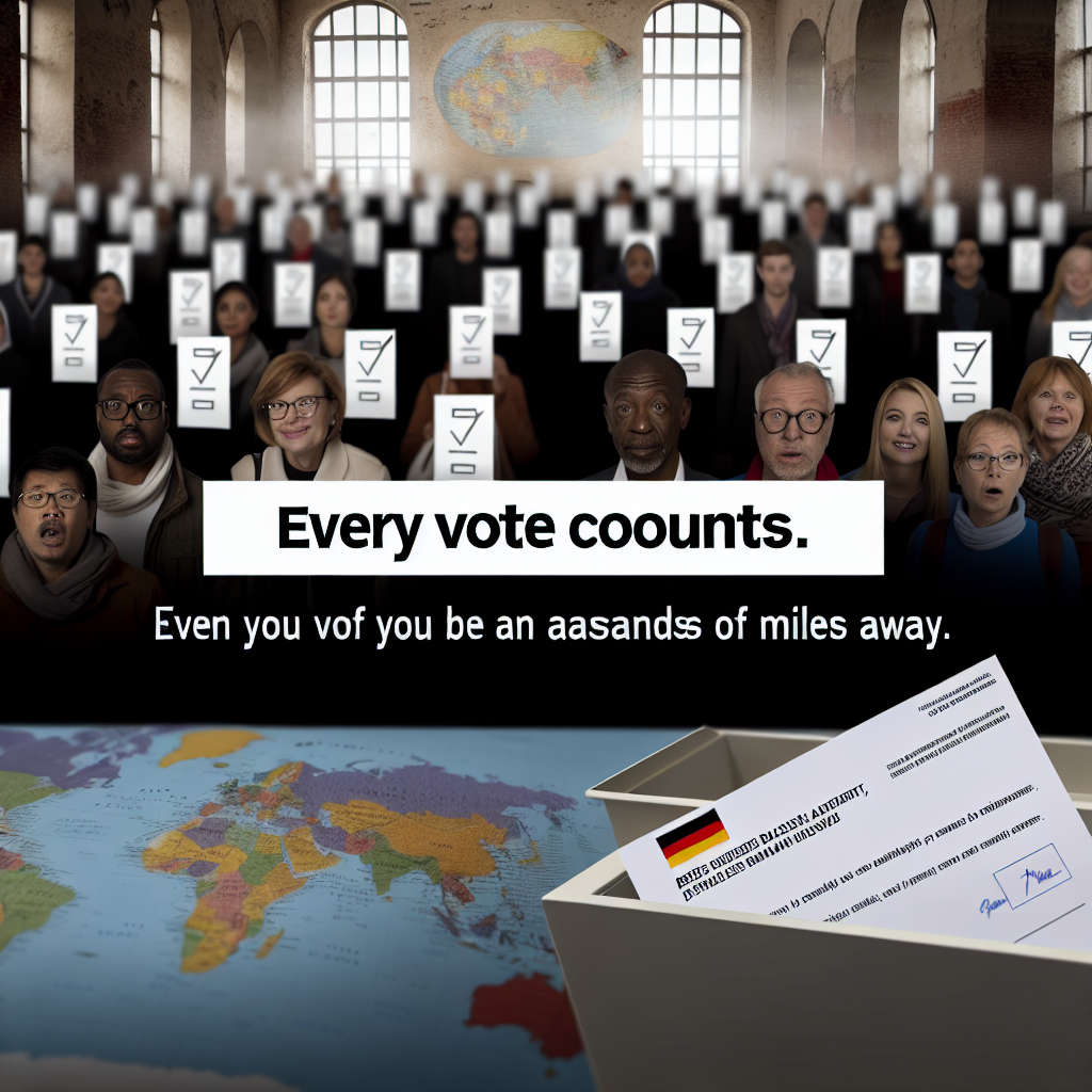 Wahlunterlagen effizient an im Ausland lebende Deutsche